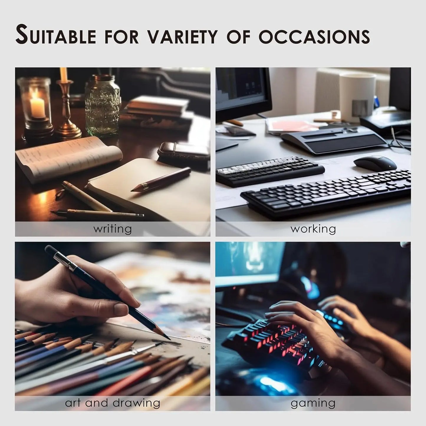 ヴィンテージ調 PUレザーデスクマット